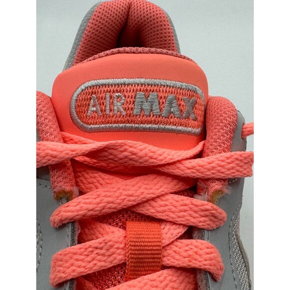 Nike Air Max Sneakers Gray & Coral size 7y - Picture 3 of 11